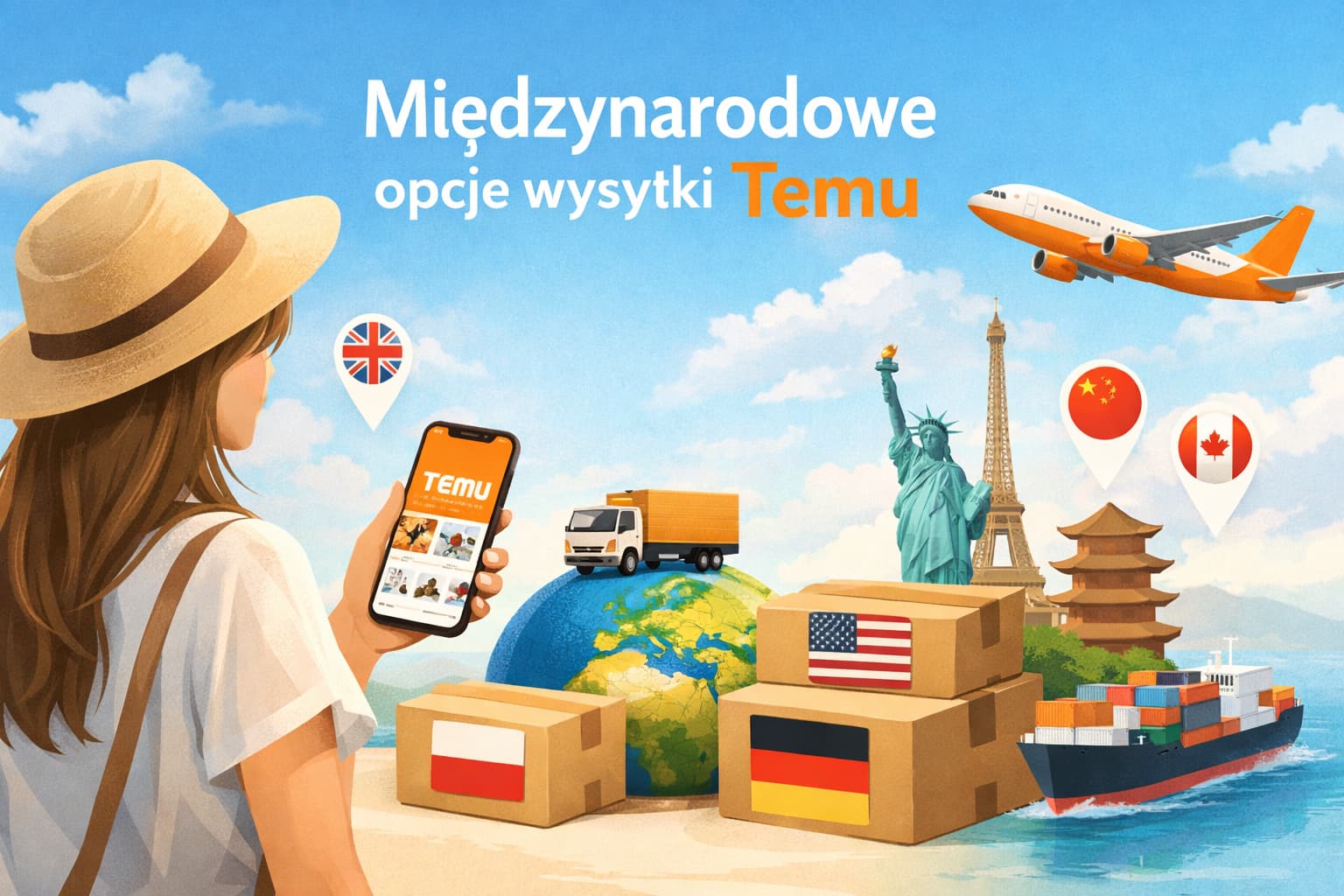 Międzynarodowe opcje wysyłki Temu – co warto wiedzieć