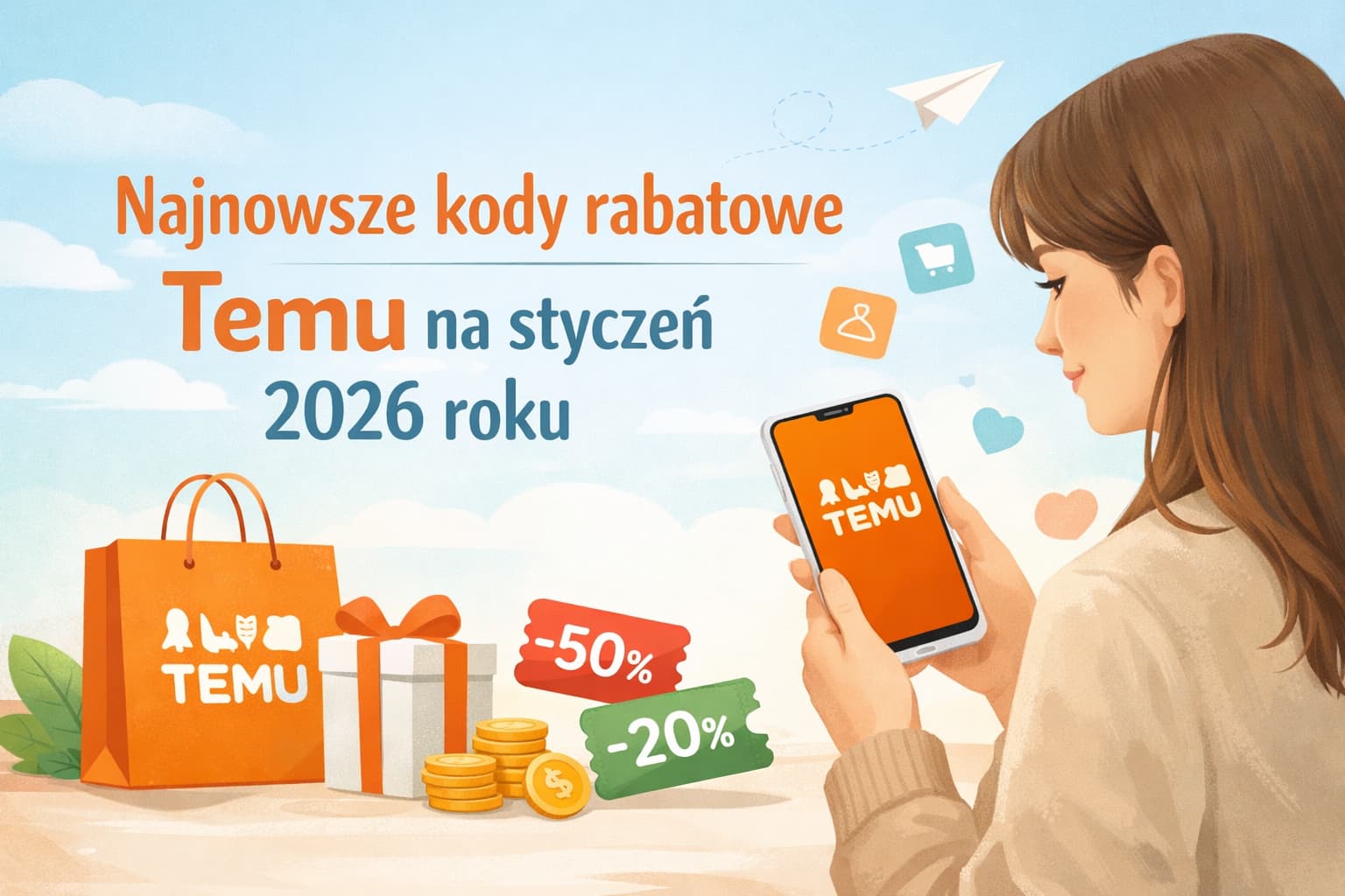 Najnowsze kody rabatowe Temu na styczeń 2026 roku – mega zniżki