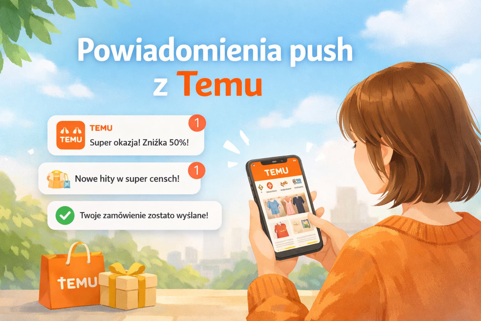 Powiadomienia push z Temu – jak działają i czy warto je włączyć