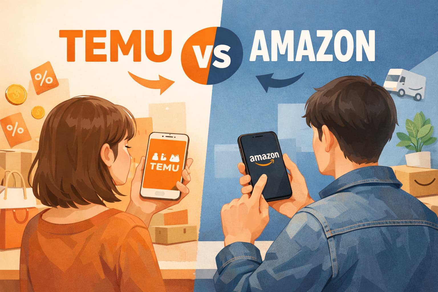 Temu kontra Amazon – dlaczego użytkownicy wybierają Temu