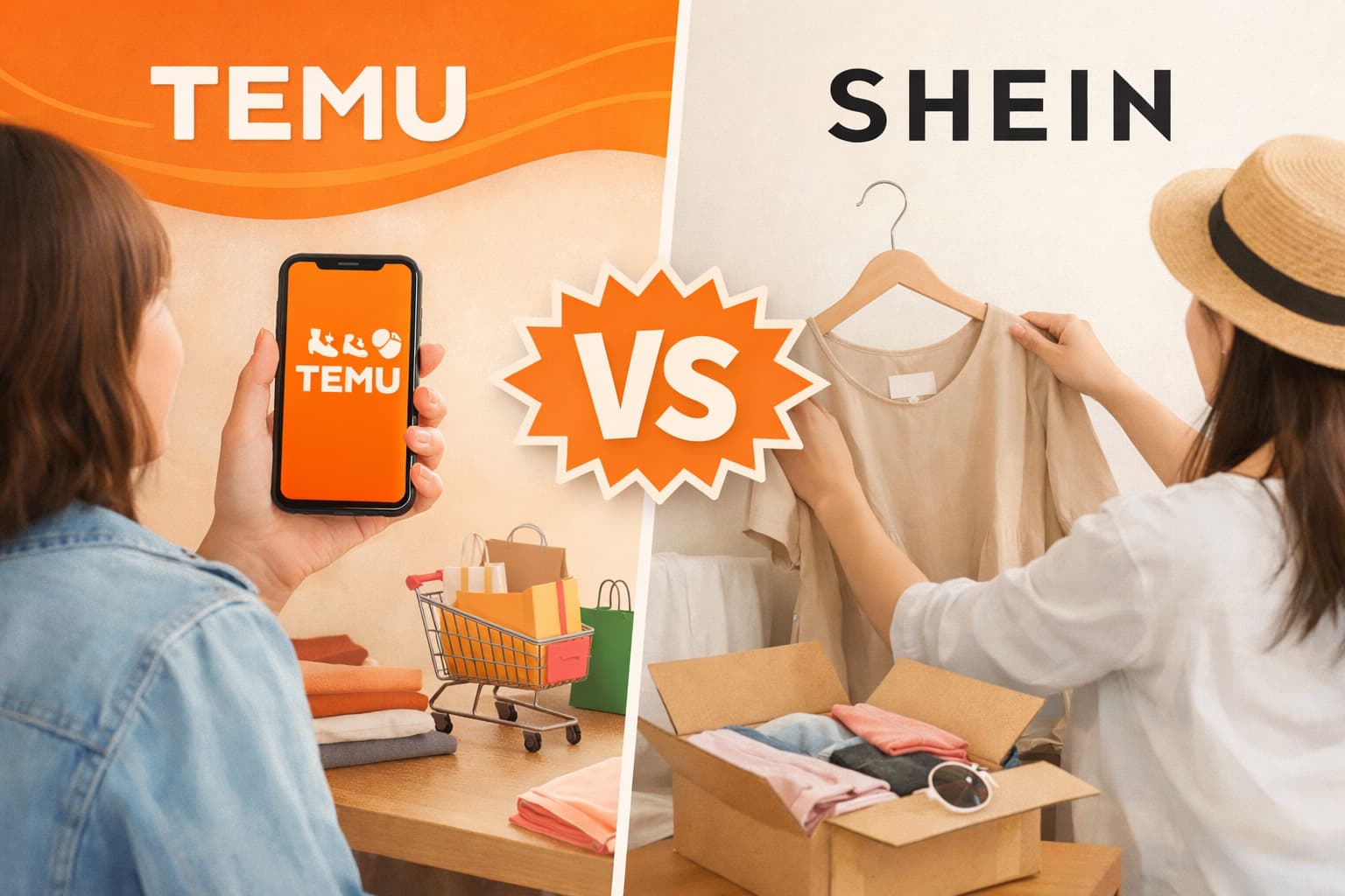 Temu kontra Shein – co wybrać do codziennych zakupów?