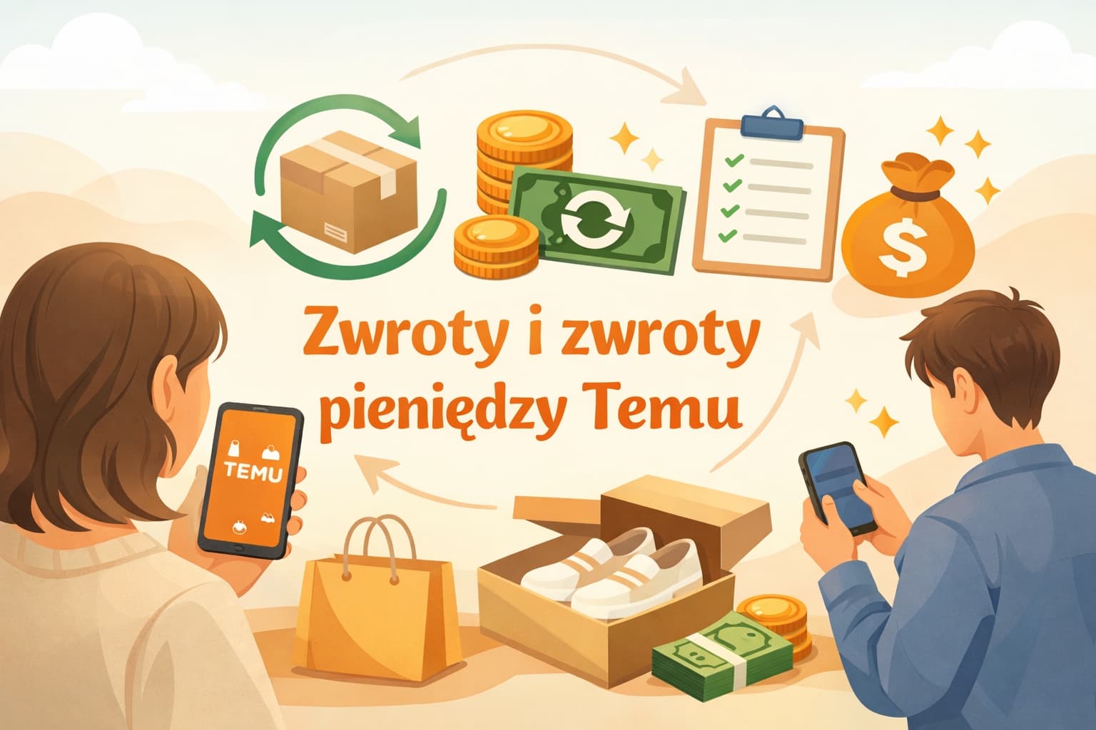 Zwroty i zwroty pieniędzy Temu – kompletny poradnik