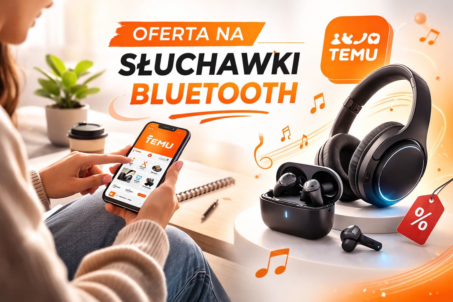 Oferta na słuchawki Bluetooth Temu – jak kupować tanio