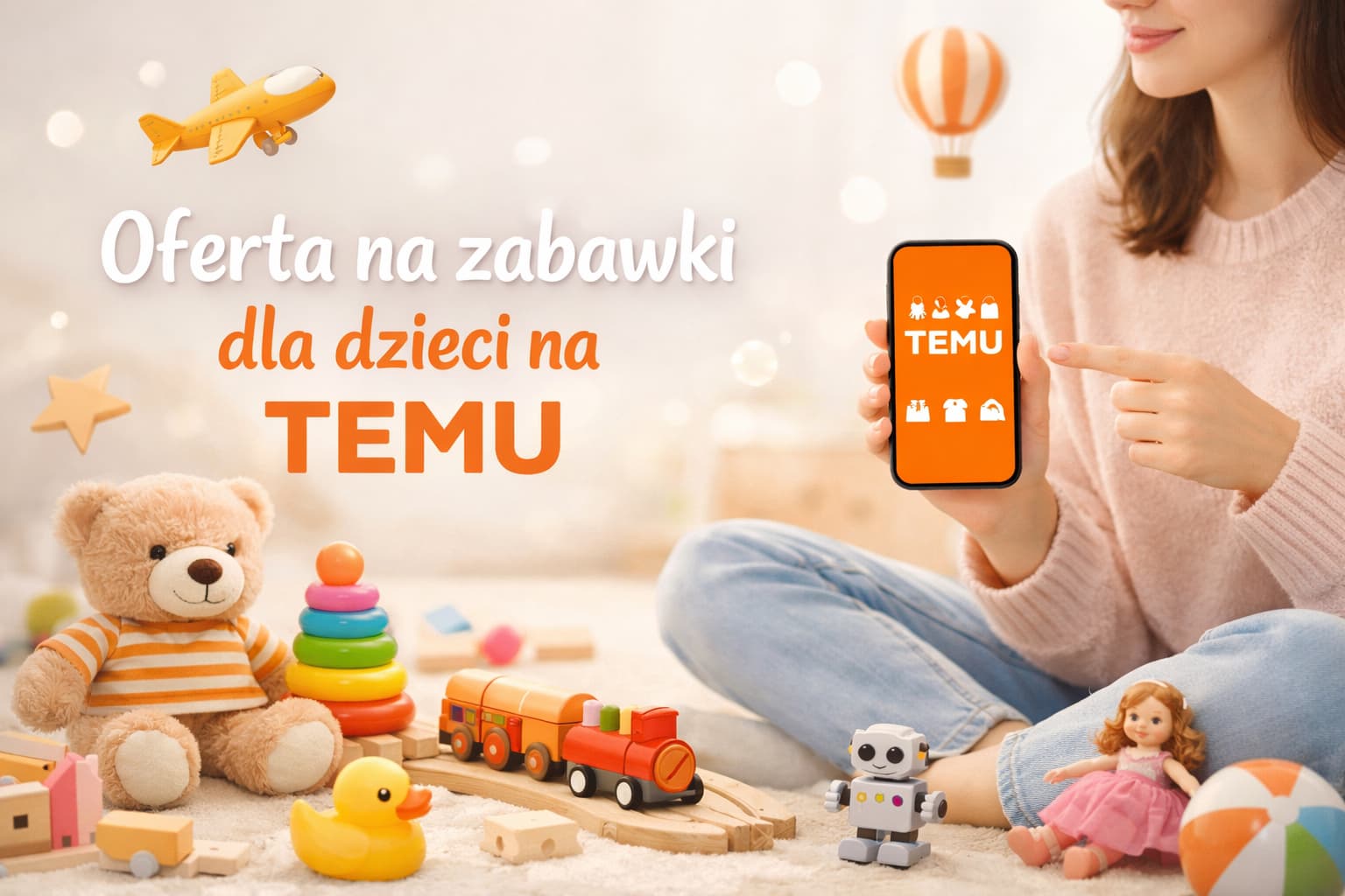 Oferta na zabawki dla dzieci Temu – tanie hity