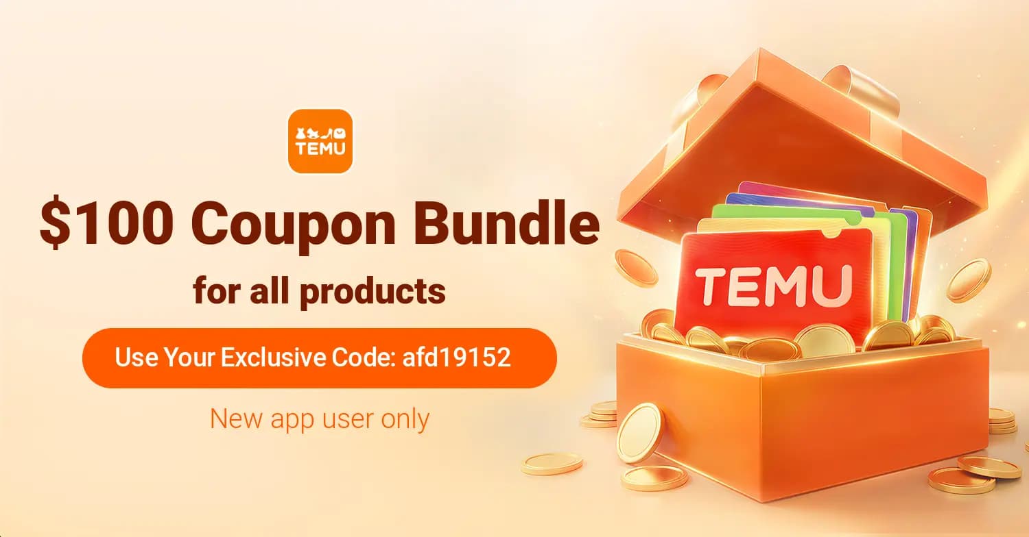 Jak aktywować kod rabatowy Temu na zestaw w aplikacji