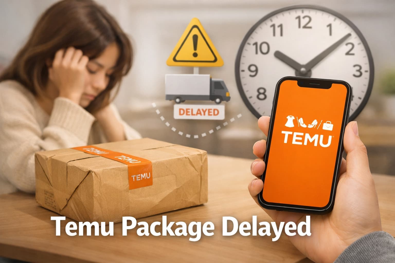 Co zrobić, gdy opóźniona przesyłka Temu trwa zbyt długo