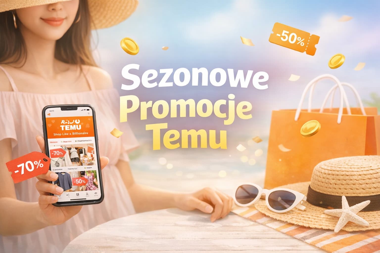 Sezonowe promocje Temu – jak kupować taniej w aplikacji