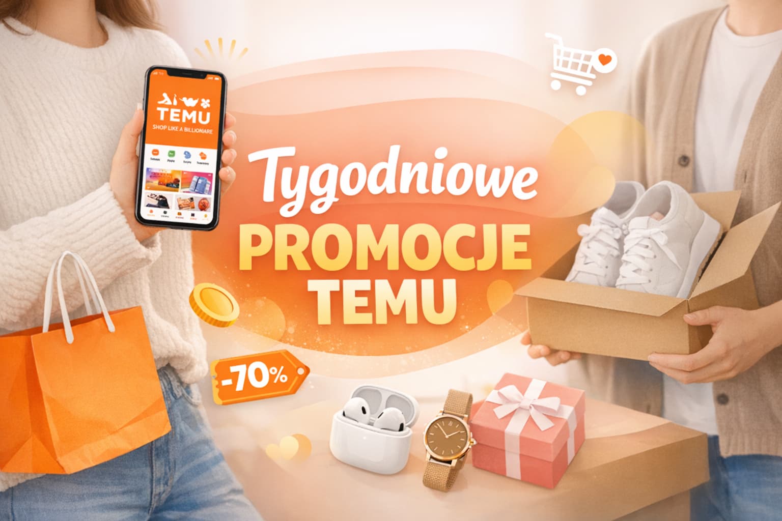 Jak działają tygodniowe promocje Temu w aplikacji